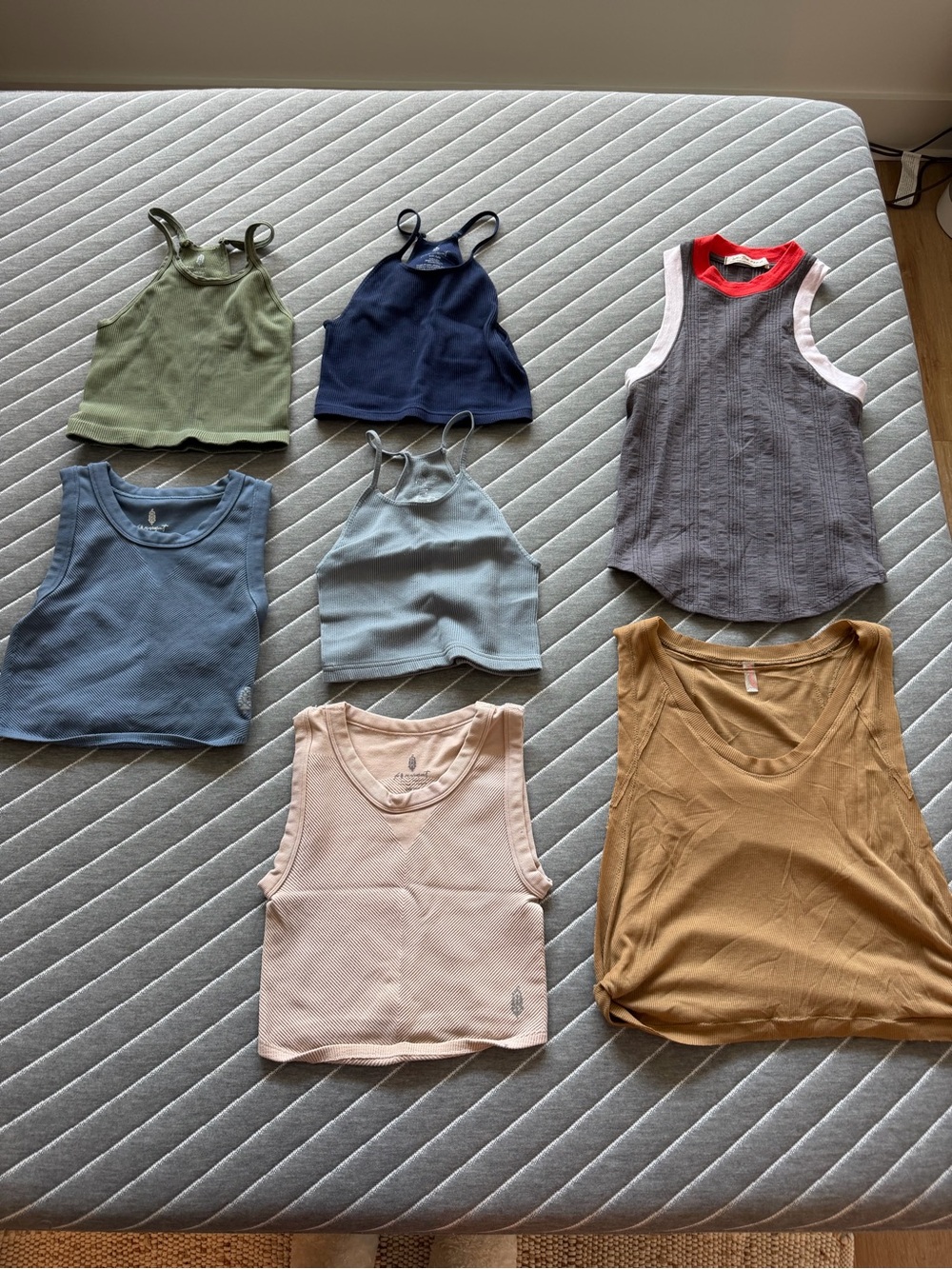 Assorted Women’s Ribbed & Tank Tops - Mixed Colors
